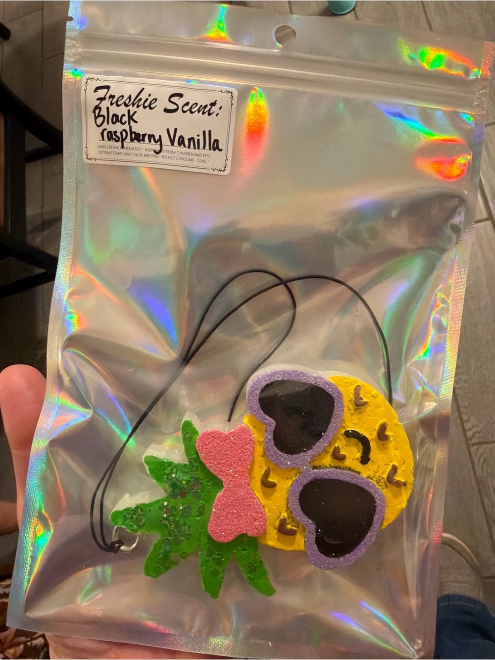 Pineapple Scented Car Charm - Black Raspberry Vanilla